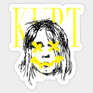 Kurt smile Sticker